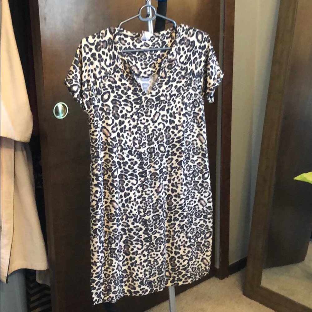 Cheetah print dress